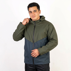 Chaqueta Cortavientos de Alta Calidad para Hombre, Ligera, de Lona, con Mangas Completas, Colores Contrastantes, Estilo Vintage, Hilos Finos 2026 - Product Image 1