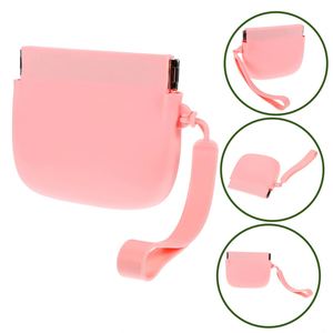 Self-closing Silicone Small Coin <b>Purse</b> Mini Handbag Portable Storage Bag for Women for Travel Makeup and Small Items Lightweight - Product Image 3