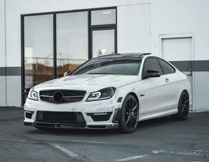 2007 2014 phụ tùng ô tô phù hợp cho Mercedes Benz C-Class C204 phong cách ban đầu khô sợi Carbon xem phía sau gương Bìa - Product Image 4