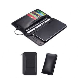 2025 New Purse Power Bank Portable Leather Smart Wallet Powerbank with Wireless Charger - Product Image 2
