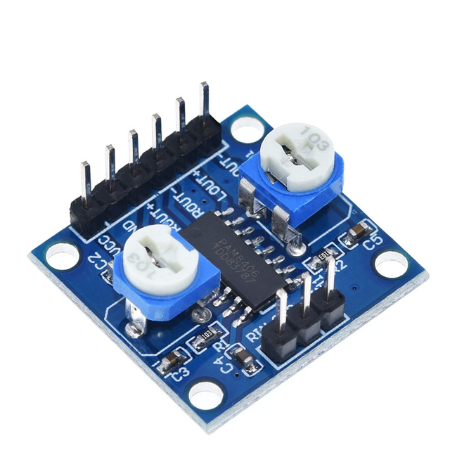 PAM8406 Module Digital Amplifier Board With Volume Potentiometer 5Wx2 Stereo M70