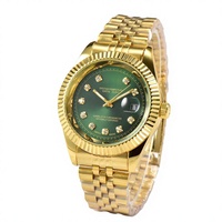 Montre sport unisexe à motif dents de chien, bracelet en acier inoxydable, montre-bracelet à quartz analogique, fonction calendrier, cadeau décontracté ou professionnel, boîte cadeau