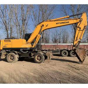 Excavadora de ruedas Hyundai 210w-7 usada Original Corea del Sur Precio bajo Cummins Engine Componentes originales de Corea del Sur - Product Image 1