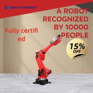 Bras de robot industriel CNC 6 axes haute résistance avec PLC et moteur IP54, capacité de charge de 10 kg pour le préhensionnement et le placement - Product Image 2