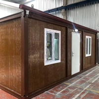 Maison conteneur modulaire préfabriquée moderne de 20 pieds Morden minuscule affichage maisons préfabriquées panneau sandwich matériel pour appartements