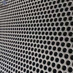 맞춤형 라운드 홀 마이크로 천공 알루미늄 스테인레스 스틸 시트 마이크론 펀치 필터 용 금속 메쉬 시트 - Product Image 1