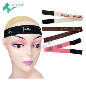 Fascia elastica regolabile con logo personalizzato per fascia di pizzo per capelli alla moda fascia per parrucca - Product Image 4