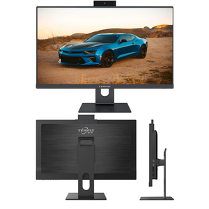 Tenfly 23.8 pouces tout en un PC avec caméra intégrée Intel/AMDDesktop ordinateur AIO pour le bureau, la vidéoconférence et l'école - Product Image 1