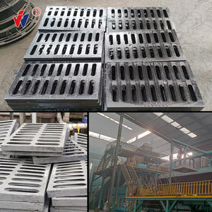 Betaalbare op maat gemaakte ductiele gietijzeren putdeksels D400, wereldwijde exportstandaard verpakking, gietijzeren putdeksels, zeevracht - Product Image 4