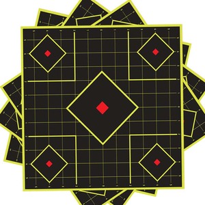 Al por mayor, pegatinas autoadhesivas reactivas para tiro, tipo Splatter, de 12 x 12 pulgadas, para entrenamiento de puntería - Product Image 1