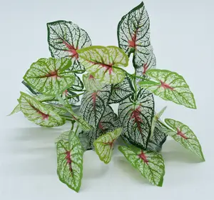 Home Decor Leaves Plastic Flowers Bouquet Simulation Green Plant Artificial Plants Decorative Landscape