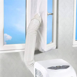 Sello de ventana de tela Flexible ajustable ligero 3M adhesivo rápido con cremallera para aire acondicionado portátil artículos diversos del hogar - Product Image 2