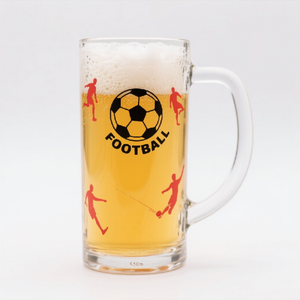 Verres à bière pinte transparents personnalisés tasse à bière avec poignée en verre solide pour une utilisation de <span class=keywords><strong>pub</strong></span> ou de bar à domicile - Product Image 5