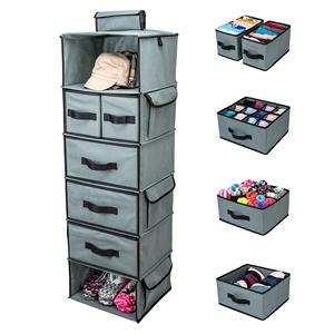 Hanging Closet Organizer and Storage <b>Shelves</b> Wardrobe Clothes Organizer for Closet Storage Organizer - Product Image 1