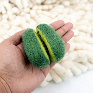 Aguacate de Fieltro para Manualidades y Proyectos DIY para Niños, Comercio Justo, Hecho a Mano, Lana Ecológica - Product Image 5