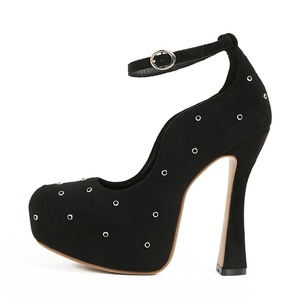 2025 piste spectacle femmes pompes nouvelle mode <span class=keywords><strong>16</strong></span> <span class=keywords><strong>cm</strong></span> chaussures à talons hauts Sexy Rivets Design chaud été/hiver Collection grande taille - Product Image 5