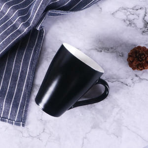 Nordic Style Ceramic Mug <b>Black</b> Matte Solid Color Single <b>Cup</b> Home Gift Coffee Mug - Product Image 3