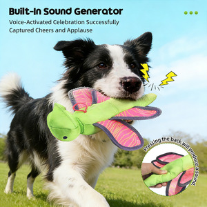 Juguete Interactivo para Gatos con Sonido de Insecto Volador, Juguete de Lanzamiento de Tela Oxford Resistente a Mordeduras, Juguete para Mascotas - Product Image 3