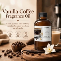 Huile parfumée de luxe Vanille Café, fournisseur en gros d'huiles essentielles pour diffuseur d'arômes, base crème maltose boisée de qualité supérieure pour fabricants