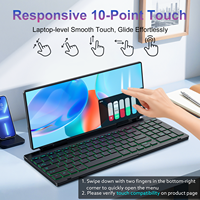 Nuevo Monitor de Teclado de 13 Pulgadas, 100 Teclas, Pantalla Táctil de 10 Puntos, Gama de Color SRGB del 99%, Plegable 180°, Conexión USB con un Solo Cable