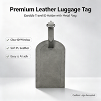 Étiquettes de bagages en cuir PU personnalisées pour mariage, cadeaux en gros pour garçons d'honneur, étiquettes de voyage vintage en cuir vierge gravables au laser
