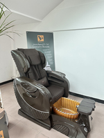Fauteuil de pédicure électrique de luxe Bomacy avec cuir synthétique, ensemble de spa portable pour salon de manucure, garantie 1 an, 110V-240V