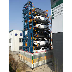 Tour de stationnement à carrousel à levage vertical entièrement automatisé Transport de véhicules Abri de voiture avec plateforme rotative pour voitures - Product Image 3