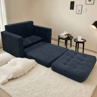 Canapé-lit modulaire moderne de luxe, emballé sous vide, rembourrage en mousse et éponge sans armature, mobilier de salon pour appartement