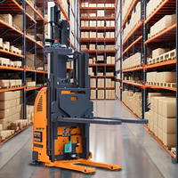 Chariot de remorquage électrique AGV Laser Logistics Robot Efork de haute qualité AGV 1.2Ton Robot mobile empilable double face