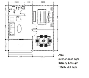 Cabaña Moderna de Construcción Rápida para Vivir y Glamping, Certificada por la CE, Estilo <span class=keywords><strong>Casa</strong></span> de Playa Roja - Product Image 2