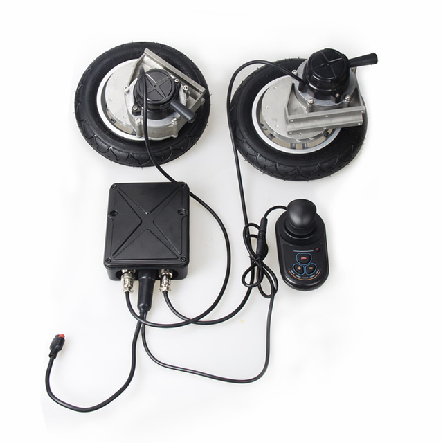 IP67 Waterproof Electric Wheelchair Joystick Controller 24V 250W Brushless Motor Control Unit with Electromagnetic Brake