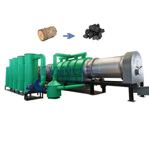 Máquina de Carbón Vegetal DANUBE Sudáfrica, Horno de Carbonización Continua para Cáscara de Palma, Coco, Arroz y Madera - Product Image 1