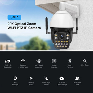 Grande puissance 24 heures de travail 60W 30A panneau solaire 5MP 20X Zoom couleur nuit extérieur PTZ dôme <span class=keywords><strong>carte</strong></span> Mobile <span class=keywords><strong>carte</strong></span> SIM caméra 4G - Product Image 3