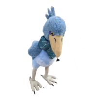 Jouet en peluche personnalisé 2025 : Personnage d'oiseau mignon, animal bleu aérien, jouets Balaeniceps Rex