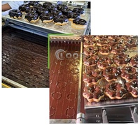Machine à glaçage au chocolat semi-automatique pour beignets, équipement alimentaire, machine manuelle à glaçage au chocolat pour gâteaux, fabricant