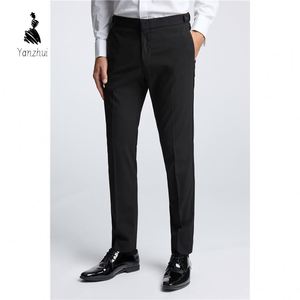 YZ <span class=keywords><strong>Smoking</strong></span> Nero Slim in Velluto <span class=keywords><strong>con</strong></span> <span class=keywords><strong>Cravatta</strong></span>, Monopetto, Traspirante Antipiega, Taglie Forti per Matrimoni - Product Image 5
