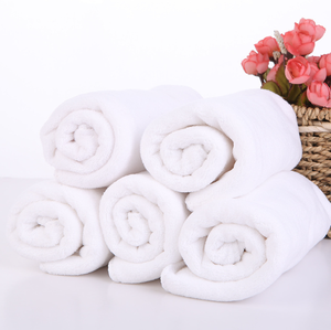 Serviettes de bain en coton 100% tissé de haute qualité, <span class=keywords><strong>broderie</strong></span> <span class=keywords><strong>personnalisée</strong></span>, couleur blanche, ensemble de serviettes d'hôtel - Product Image 6
