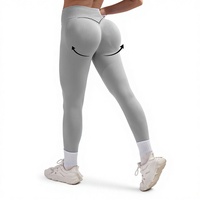 Pantalon de yoga taille haute sans couture pleine longueur pour femme, grande taille, fin, effet fessier galbant, haute élasticité, pour l'été et l'entraînement