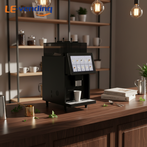 Machine à café automatique commerciale LE330A, du grain à la tasse, chaudière en acier inoxydable, 9 bars / Prise en charge <span class=keywords><strong>de</strong></span> plusieurs modes <span class=keywords><strong>de</strong></span> paiement. - Product Image 1