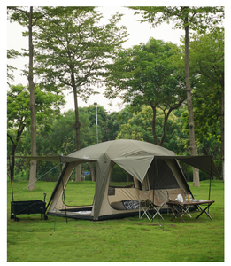 เต็นท์วิลล่ากลางแจ้งวิดาลิโด ปูนซาน แบบพกพา พับได้ สองห้องนอน สามประตู พร้อมห้องโถง - Product Image 6