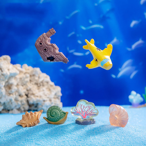 Miniaturas de Animales y Plantas Marinas de Resina, Figuras de Animales Marinos Pequeños, Adornos Decorativos para Acuarios, Manualidades para Peceras - Product Image 3