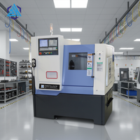 Tour CNC à lit plat de haute précision, petite machine à usiner CNC, outils Torno HT3 avec commande GSK pour le métal