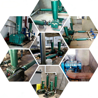 Souffleur à engrenages Shuijingling 5,5 KW 7HP à faible bruit et haute pression pour l'aquaculture industrielle, petite taille, haute productivité pour poissons et crevettes