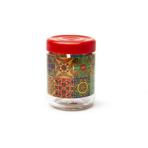 Tarro de Vidrio Multicolor Excelsa Trinacria 10x13,5x10 cm para Almacenamiento, Hecho en Italia, Modelo 65267 - Product Image 3