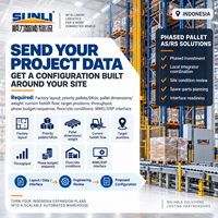 Système d'entreposage et de récupération automatisé intelligent SUNLI Pallet AS/RS avec WMS, WCS, grue de palettisation et rayonnage