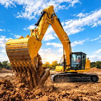 Ekskavator Bekas Murah Pasokan Pabrik, Excavator Crawler Seken, Excavator Caterpillar Siap Pakai