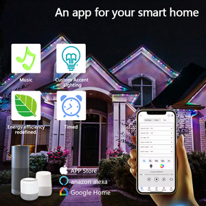 Sứa ánh sáng 48V kỳ nghỉ vĩnh viễn ánh sáng Kit IP68 năng lượng mặt trời điểm vườn đường lái xe đèn giáng sinh PC cho ngoài trời đường lái xe - Product Image 6