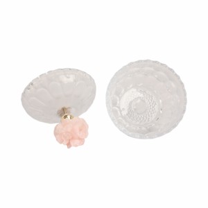 Bottiglia decorativa in vetro con coperchio in pietra per la casa, soggiorno, camera da letto, sala da pranzo, vaso per fiori - Product Image 5