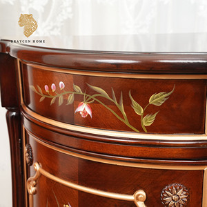 Muebles Antiguos Chinos para Sala de Estar, Gabinete Antiguo Tallado en Madera Maciza, Consola, Aparador de Esquina, Madera Maciza para Comedor - Product Image 5