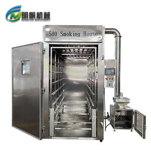فرن تدخين كهربائي صناعي وتجاري من مينغفان لمعالجة اللحوم، طهي بدرجة حرارة عالية، سعة 30 كجم - Product Image 2